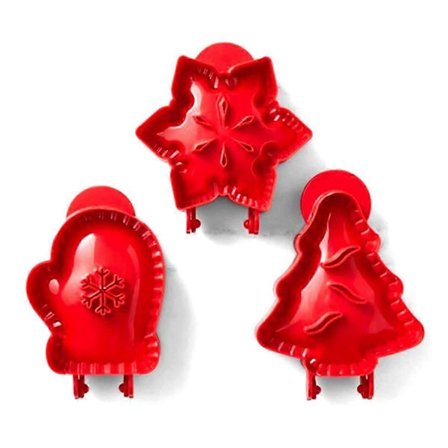 3 kpl Käsipiirakkamuotteja Leivontaan Mini Piirakkakone Joululeivontatarvikkeille Taikinaprässä Taskupiirakkamuotit