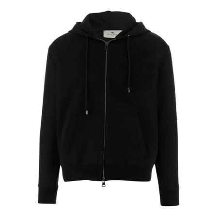 Etro, Zip-throughs Zwart, Heren, Maat:M,Polyamide