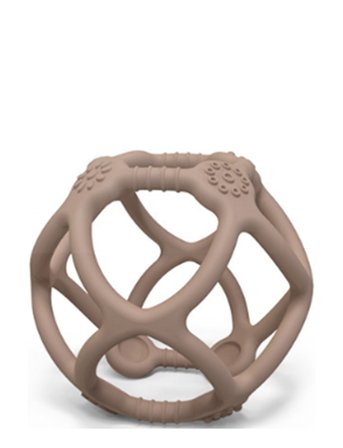 Magni Toys | Ball In Silicone With Tactile Surfaces, Beige, Lfbg Approved | ONE SIZE"