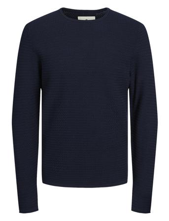 Jprblumiguel Knit Crew Neck Noos Jack & J S Navy