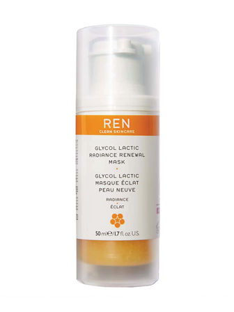 REN Glycol Lactic Radiance Renewal Mask, 50 ml