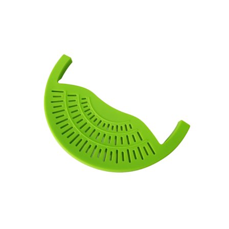 Kjøkken Sil og Pasta Sil Justerbar Silikon Sil for Gryter, Panner og Boller Grønn