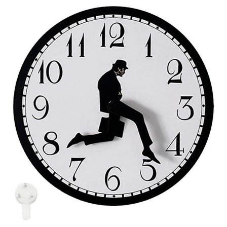 [LCS] Walks Clock, Silly Walk Väggklocka, En Intressant Väggklocka för Sovrum Kök Vardagsrum, Novel