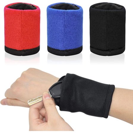 3-pack handledspåse Sport handledsväska med blixtlås Sport handledsband