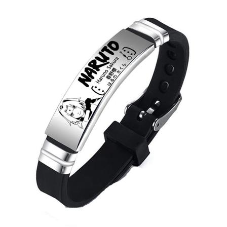 Haruno Sakura Läderarmband Armband Party Sportarmband för män kvinnor