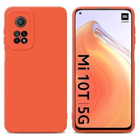 Coque för Xiaomi Mi 10T / Mi 10T PRO i FLUID ORANGE Fodral Etui Case Cover i flexibel TPU-silikon Skydd
