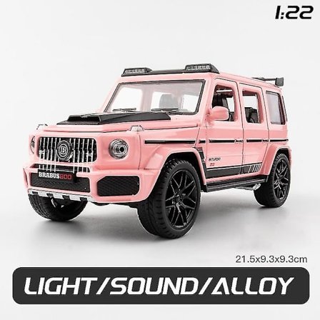 1:22 mittakaavan Brabus G800 -seosauto pienoismalli valo- ja äänitehosteilla, painevalettu autolelu pojille, syntymäpäivälahja, lasten 