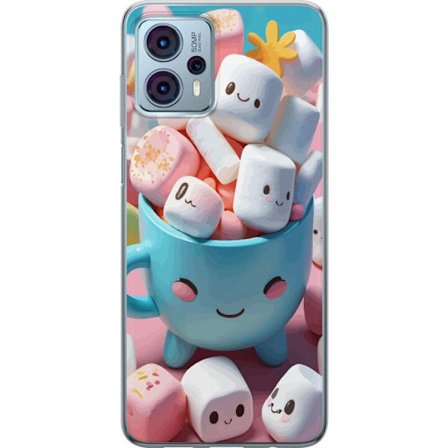 Kompatibel Mobilcover til Motorola Motorola Moto G23 Kawaii marshmallow smil