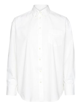 Relaxed Bd Luxury Poplin White GANT