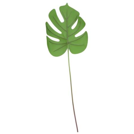 Simulering Plast Palmblad Hemdekoration Nål Blomma