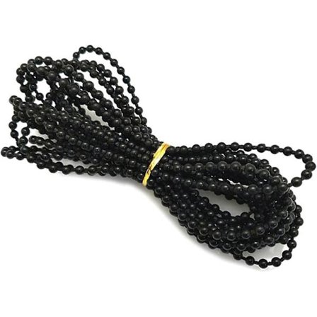 Sälekaihtimen helminauha, pystysuorien sälekaihtimien lisävarusteet rullaverhon helminauhan varaosat korjausosat (musta) [DB]