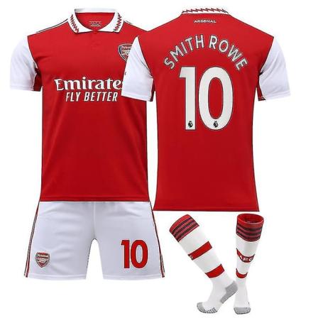 Arsenal 2022-2023 nytt sesongsett for voksne barn V 22 23 Smith Rowe 10 adults M(170-175CM)