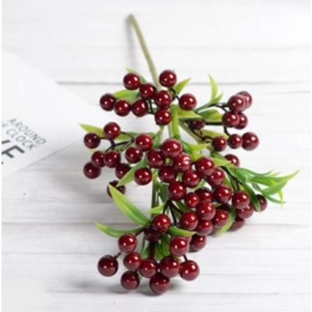 Ivy Röda Bärbuskar Krans Julgransdekorationer Julgranar Holly Jul Festlig Ormknippe Hem Kontor Dark Red
