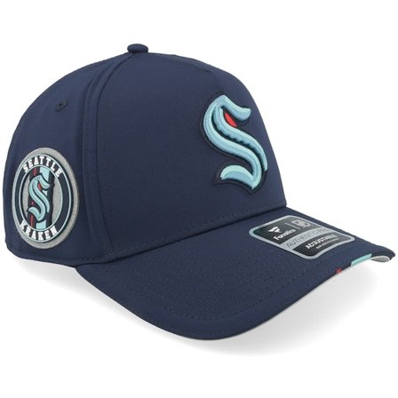 Fanatics - NHL Blau adjustable Cap - Seattle Kraken Auth Pro NHL Mesh Gray/Navy Adjustable @ Hatstore