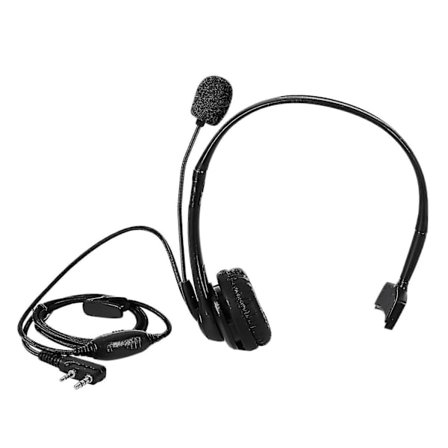 Pin PTT-mikrofon Headset Kompatibel med Kenwood Retevis Baofeng Uv5r 5r/888s