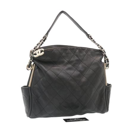 Chanel Vintage, Pre-owned Shoulder bag Zwart, Dames, Maat:ONE Size,leer