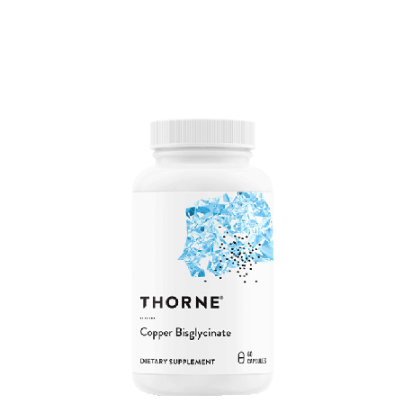 Thorne Research Inc. Copper Bisglycinate 60 Kapslar