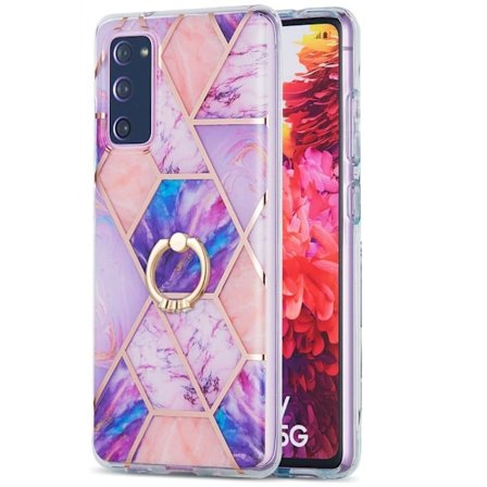 Marmormotiv Samsung Galaxy S20 FE 2022 / Samsung Galaxy S20 FE 5G / Samsung Galaxy S20 FE skal - Ljust Lila