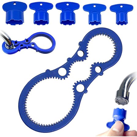 6 stycken kranmunstycke-nyckelverktyg Kranmunstycke-nyckel Kran