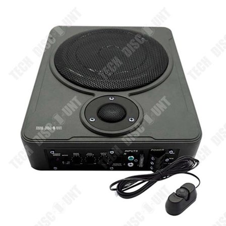 Bilstereo-subwoofer - TECH DISCOUNT - 8 tum - 600W - Tweeter - Universell