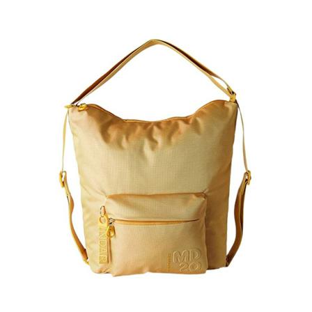 Mandarina Duck, Shopping bag on the shoulder and P10qmt 09 polyester backpack Geel, Dames, Maat:ONE Size