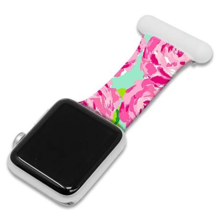 Nurse Watch Pin Armbånd til Apple Watch Band 3 mm 42 mm 44 mm 40 mm Silikone Band til Iwatch Series 3 4 5 6 Watch 2 7 Accessories - Perfet 8 38mm-40mm