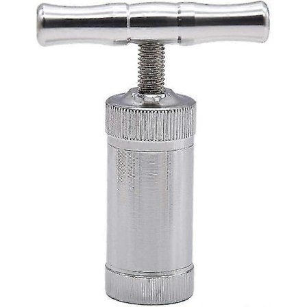 Pollenpresseverktøy Kraftig Sink Høytrykks Metall Pollenpresse T-kompressor Portabelt Enkelt Håndtak 2024THO