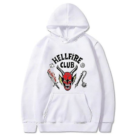 Stranger Things anime zip-up hoodie långärmad avslappnad oversized sweatshirt