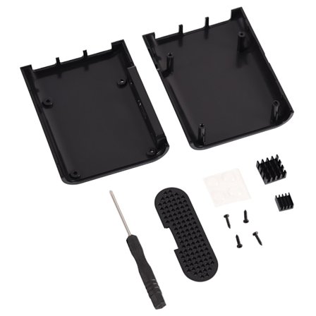 ABS skyddande fodral + 2 st kylfläns + skruvmejsel för Raspberry Pi 3 / Pi 2 / Pi Model B+