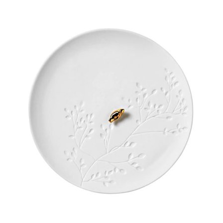 Underlägg - under flaska Räder - r12560 - Rader x underlägg, oemaljerad porslin, vit, 14 cm