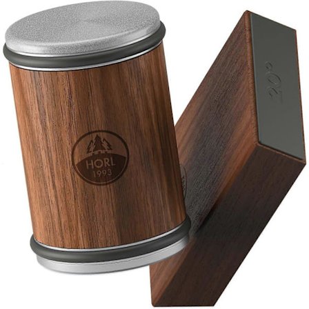 HORL 2 Valnöt Rullande Knivslip - Köksknivslip för Rakbladsvassa Kanter Tillverkad i Tyskland - Enkelt Knivslipningskit - Rulle med M