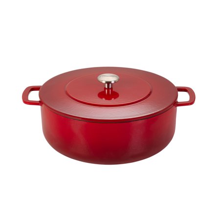 Combekk gjutjärnsgryta med lock 28 cm/5,3 liter, cherry | Matlagning > Kokkärl & Stekpannor > Grytor | Bagaren och Kocken