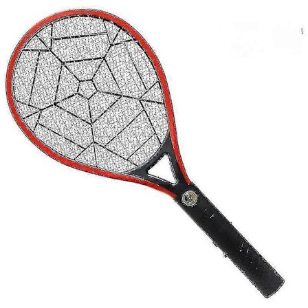 Elektrisk Fluesmekker Ekstra Sterk 3000 V Med LED-belysning Og Avtakbar Lommelykt USB Oppladbar-