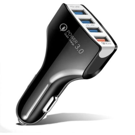 4USB multifunktionel trådløs biloplader bil mobiltelefonoplader spot multi-port biloplader engros biloplader 2.4A