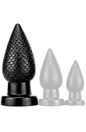 PineCock Plug Schwarz Groß