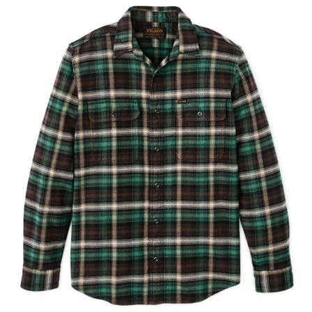 Filson Vintage Flannel Work Shirt Brown / Cream / Multi Plaid