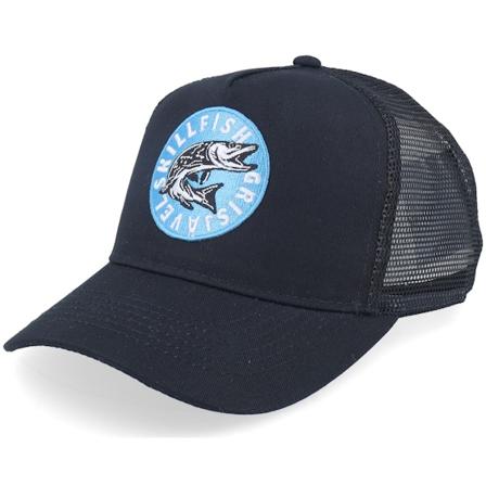 Skillfish - Preto trucker Boné - Kids Cirkel Grisjävel Black/Black Trucker @ Hatstore