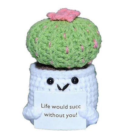 Handgjorda virkade grönsaks- och frukt dockhängen Positiv energi paket Ornament A