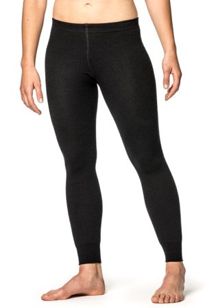 Woolpower - Long Johns 400 kerrastohousut - Unisex - Musta - Unisex