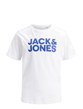 Jjecorp Logo Tee Ss O-Neck Noos Jnr White Jack & J S