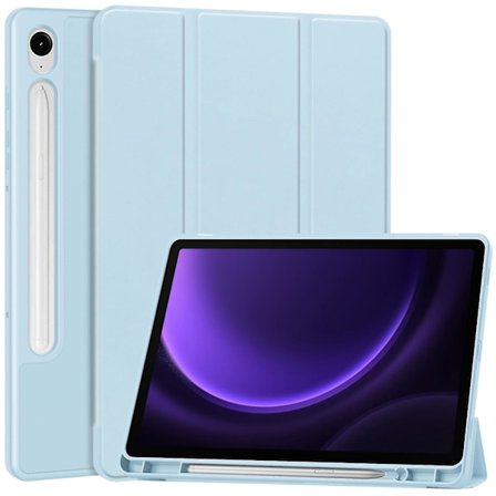 Smart läder case för Samsung Galaxy Tab S9 Fe