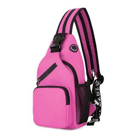 Bröstväska Dam Vattentät Stor Kapacitet Ryggsäck Fritid Väska Oxfordtyg Messenger Bag Multifunktionell Ryggsäck