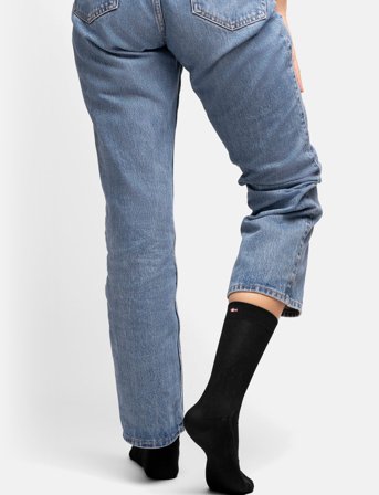 Danish Endurance Bamboo Dress Socks - Black - 35-38