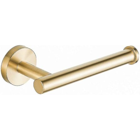 304 Rustfrit Stål Toiletpapirholder Børstet Messing Toiletpapirholder-liuyue