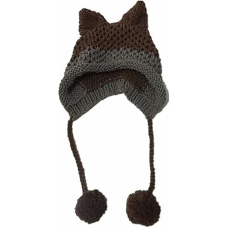 Söta mössor för kvinnor, vintage mössor för kvinnor, rävmössor, accessoarer, mjuka mössor för kvinnor