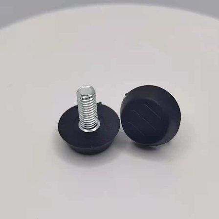 Neliömäiset putkityynyt Pöydän jalat Muoviset Toimistokalusteet Säädettävät jalat Tyynysarja Laitetarvikkeet M6 Kolmirivinen Säädettävä jalka