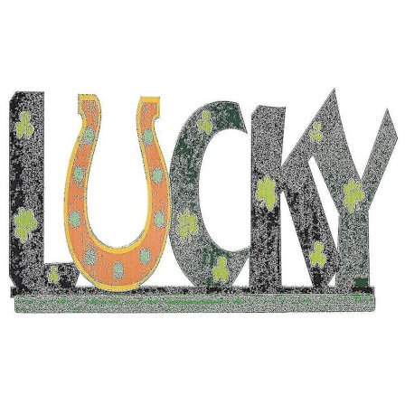 St Patrick's Day träprydnader