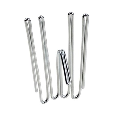 Kirsch 4-fingerkrok, låg fattning, 10 st Gardiner Grå ONESIZE