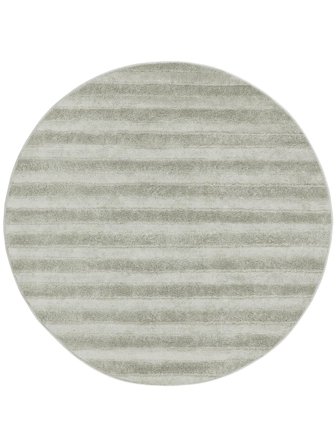 Boulevard Ø 200 Hellgrün Rund Teppich