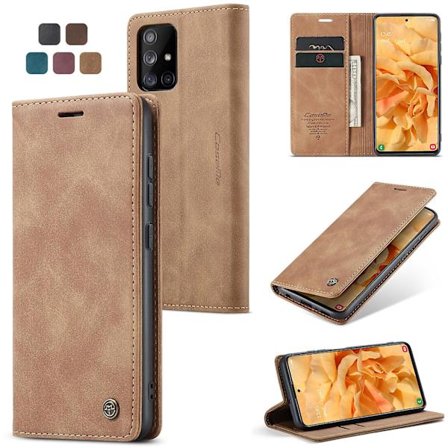 Kompatibel med Samsung Galaxy A51 4g Case Kortplats Flip Magnetisk Stativ Case För Samsung Galaxy A51 4g Premium Pu Leather Wallet Kic